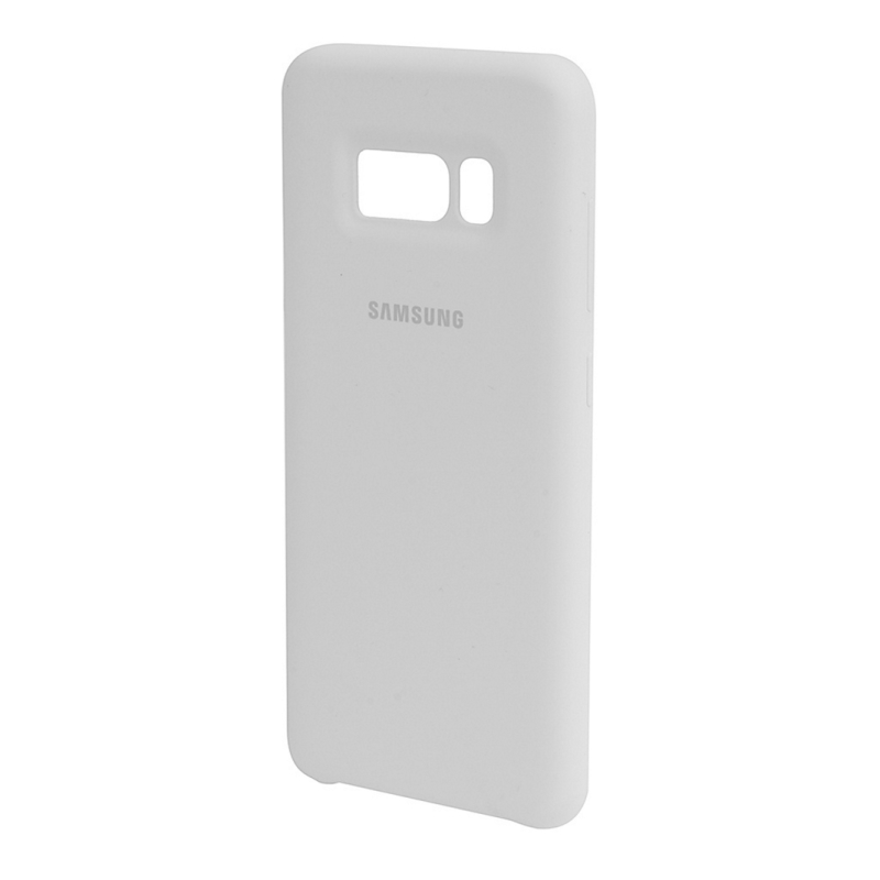 Чехол Galaxy Silicon Cover S8 White