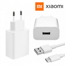 СЗУ Xiaomi Fast Charge 18W + кабель Type-C White