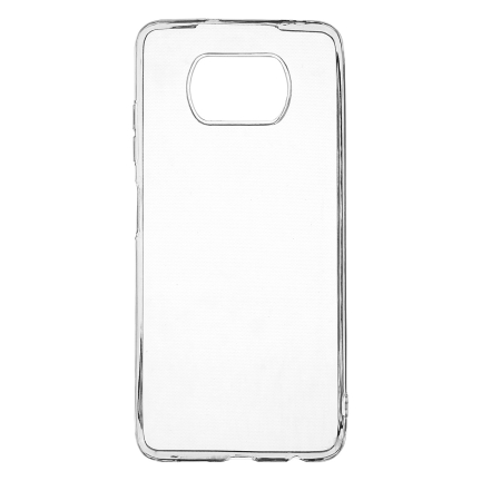 Чехол Poco X3 Silicone Clear Прозрачный (clear)