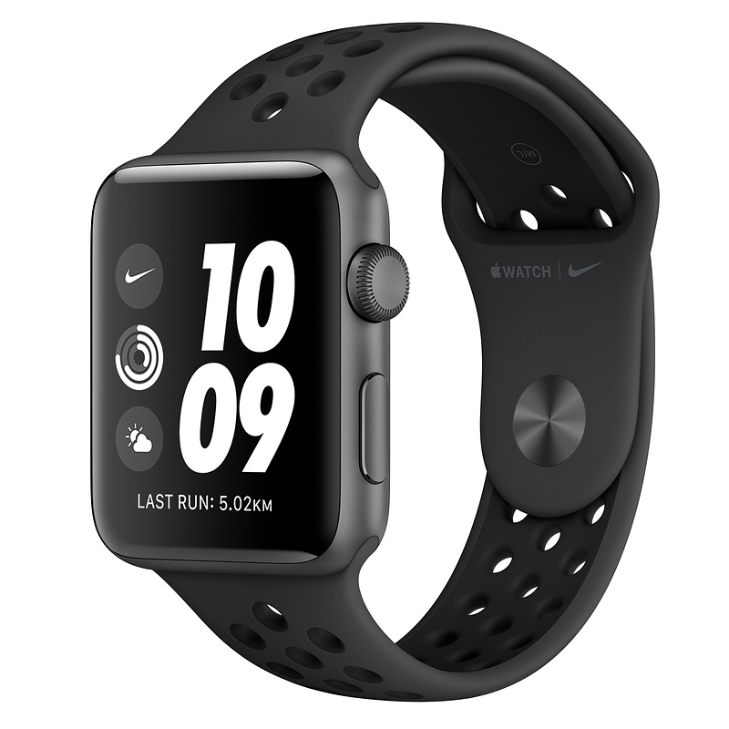 Apple Watch S3 Nike+ 42 mm - Gray Aluminum / Black Nike Sport Band