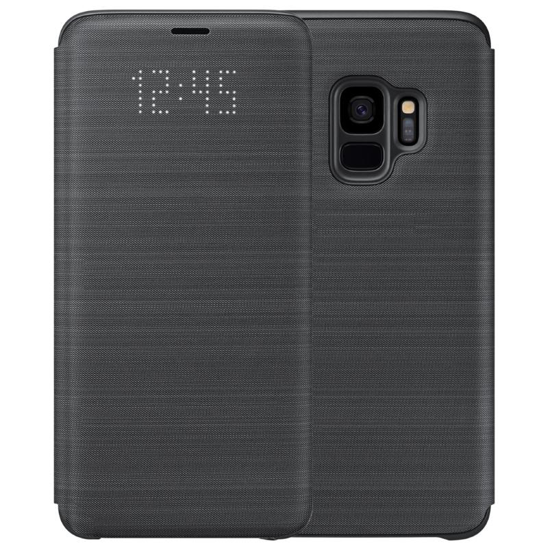 Чехол Galaxy S9 LED View Cover Black Black (Черный)