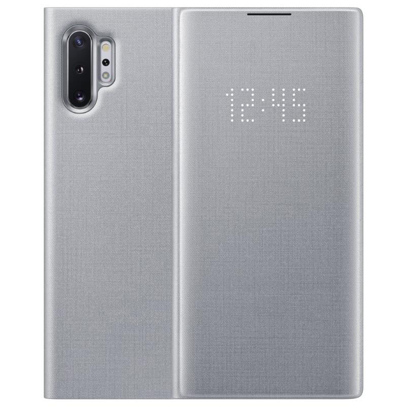 Чехол Galaxy Note 10 Plus LED View Cover Silver