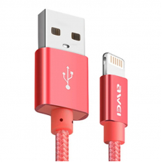 Кабель USB - Lighting / Awei CL-95 / 1M / Красный