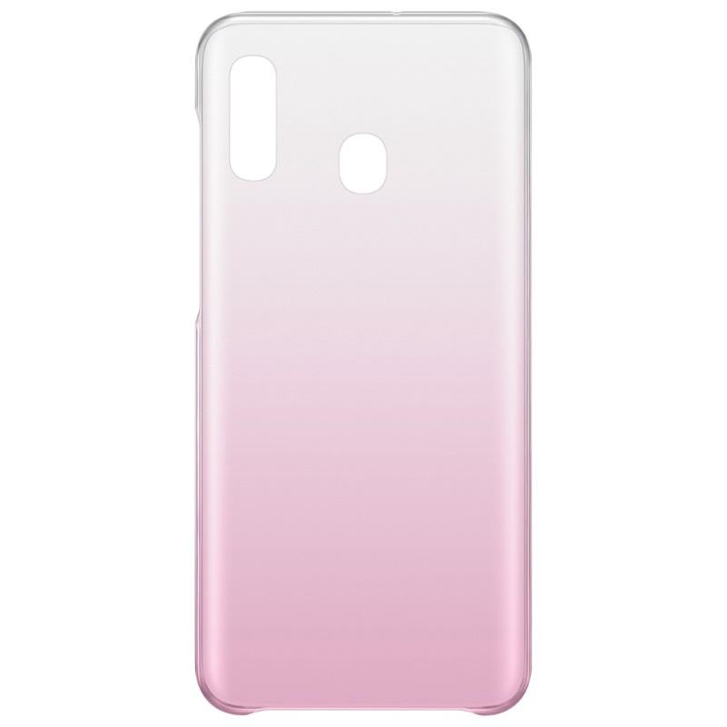 Чехол Galaxy A30 Gradation Cover Pink Pink (Розовый)