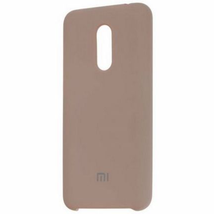 Чехол Xiaomi Redmi 5 Silicone Cover Beige Red (Красный)