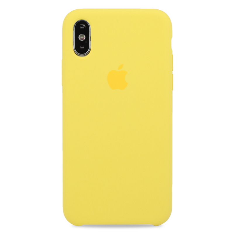 Чехол iPhone X/XS Silicone Case Canary Yellow