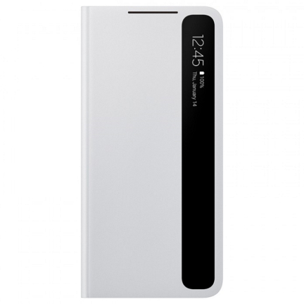 Чехол-книга Galaxy S21 Plus Clear View Cover Light Grey Grey Gray (Серый)