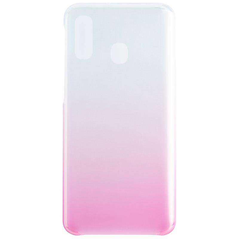 Чехол Galaxy A40 Gradation Cover Pink Pink (Розовый)