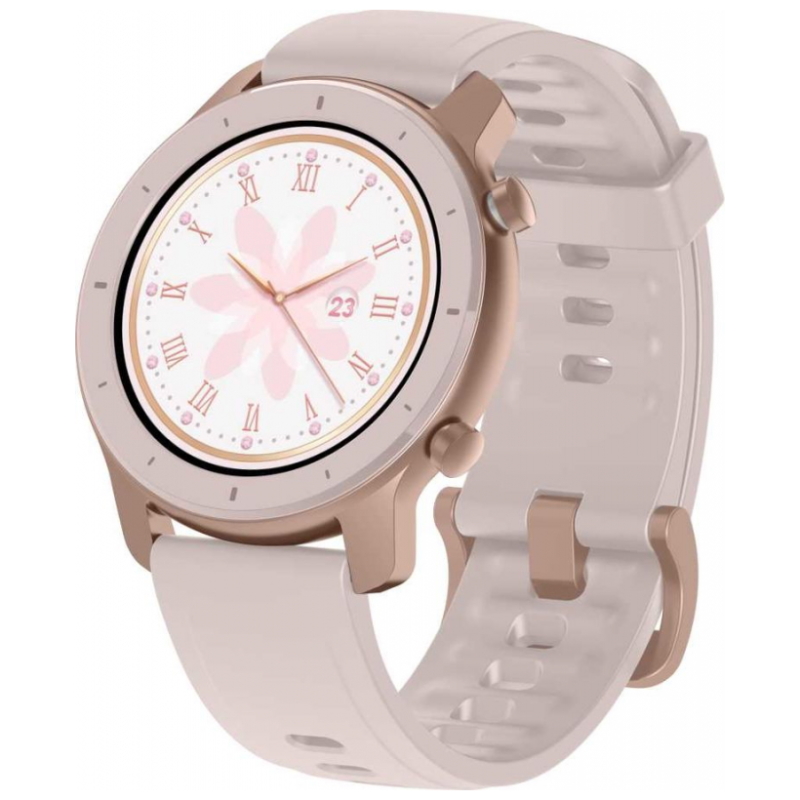 Смарт часы Amazfit GTR 42mm Cherry Blossom Pink / Pink Silicone Strap