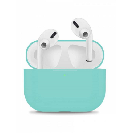 Чехол AirPods Pro Silicone Case Blue Blue (Голубой)