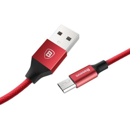 Кабель USB - MicroUSB / Baseus Yiven / 1M / Красный