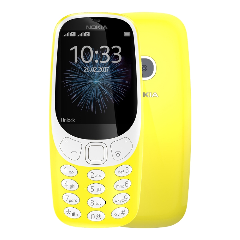 Nokia 3310 Dual Sim Yellow  