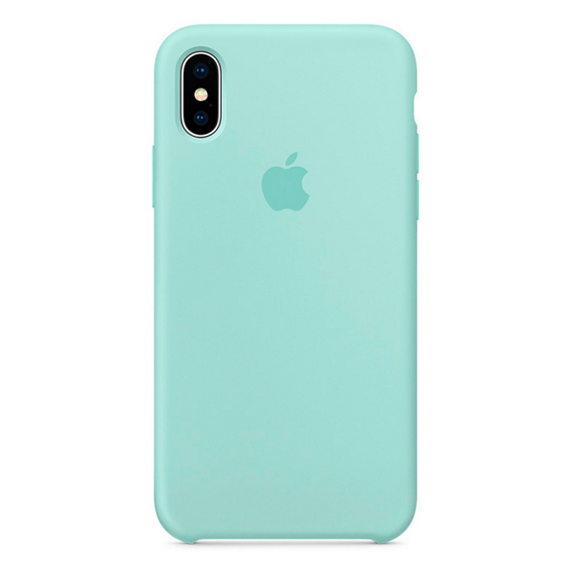 Чехол iPhone X/XS Silicone Case Marine Green